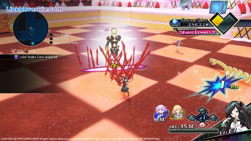 Hình ảnh trong game Neptunia Virtual Stars (screenshot)