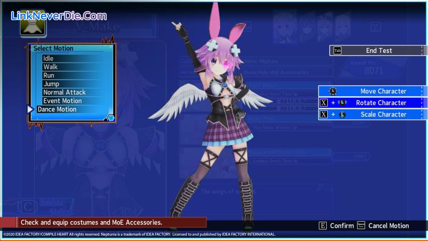 Hình ảnh trong game Neptunia Virtual Stars (screenshot)