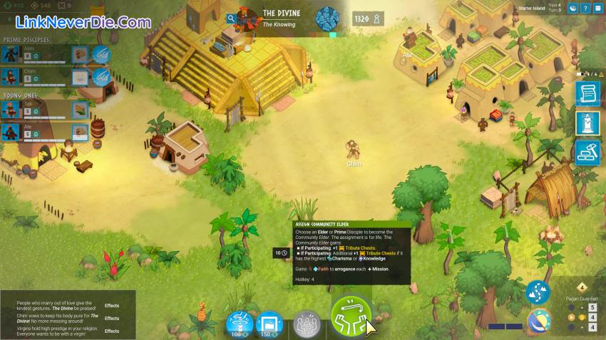 Hình ảnh trong game Godhood (screenshot)