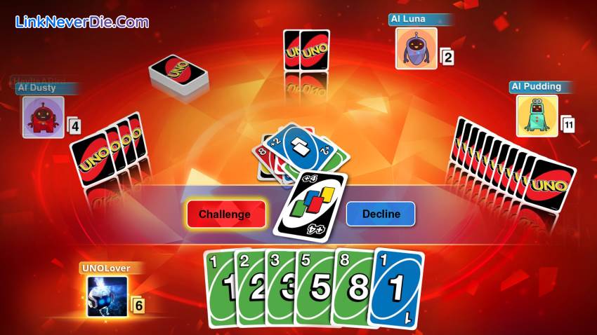 Hình ảnh trong game UNO (screenshot)