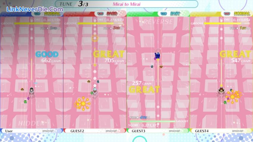 Hình ảnh trong game Groove Coaster: Wai Wai Party!!!! (screenshot)