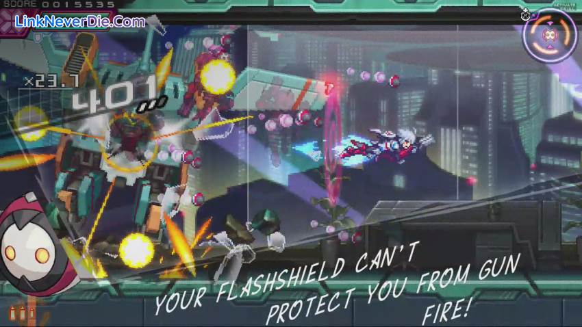Hình ảnh trong game Azure Striker Gunvolt 2 (screenshot)