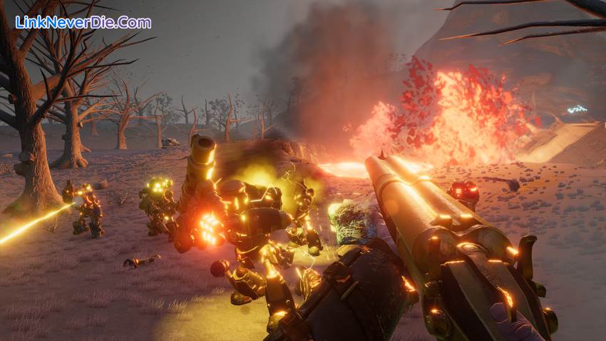 Hình ảnh trong game Volcanoids (screenshot)