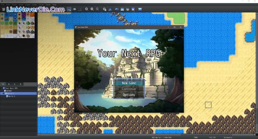 Hình ảnh trong game RPG Maker MZ (screenshot)