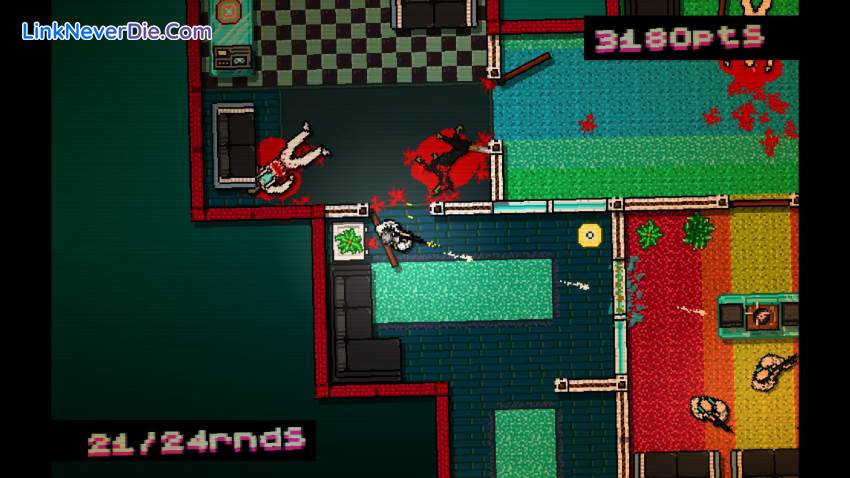 Hình ảnh trong game Hotline Miami (screenshot)