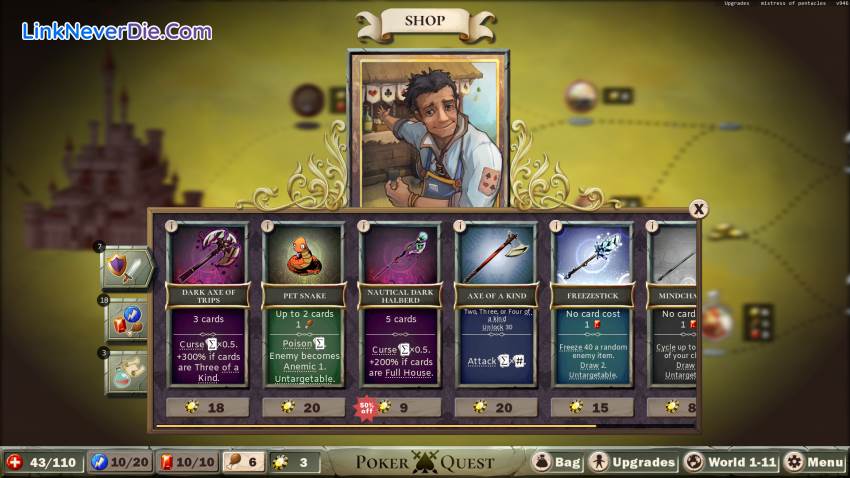 Hình ảnh trong game Poker Quest (screenshot)