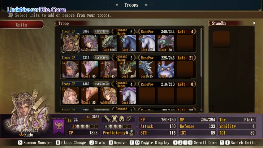 Hình ảnh trong game BRIGANDINE The Legend of Runersia (screenshot)