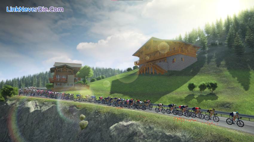 Hình ảnh trong game Tour de France 2021 (screenshot)