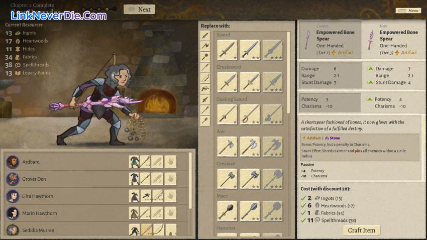Hình ảnh trong game Wildermyth (screenshot)