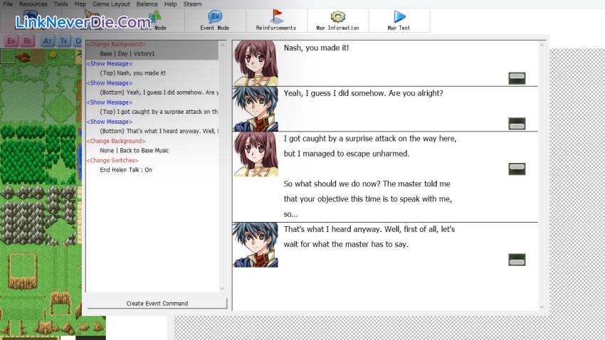 Hình ảnh trong game SRPG Studio (screenshot)