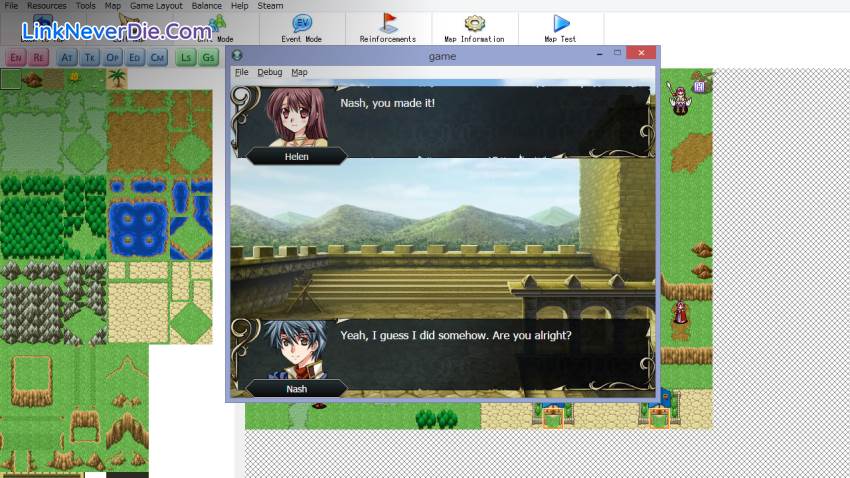 Hình ảnh trong game SRPG Studio (screenshot)