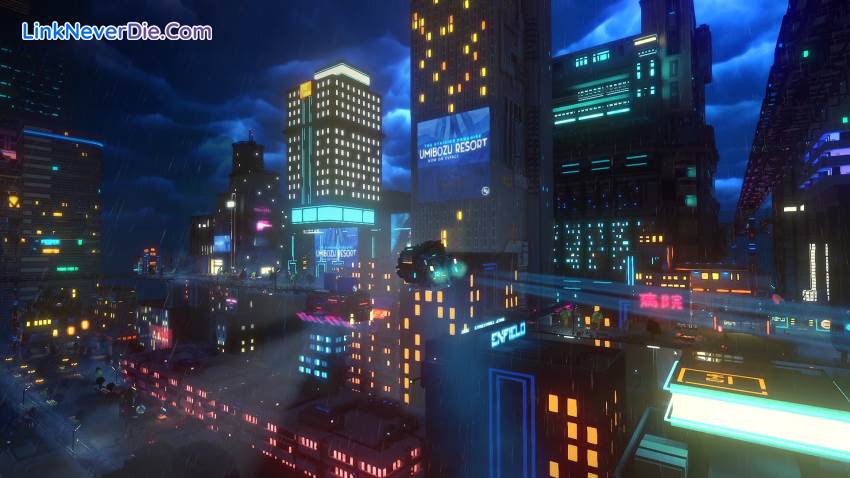 Hình ảnh trong game Cloudpunk (screenshot) Hình ảnh trong game Cloudpunk (screenshot)