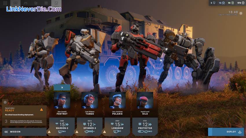 Hình ảnh trong game Phantom Brigade (screenshot)