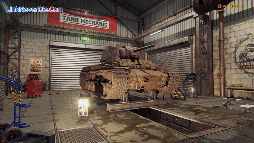 Hình ảnh trong game Tank Mechanic Simulator (screenshot)