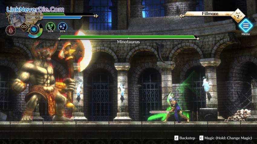 Hình ảnh trong game Actraiser Renaissance (screenshot)