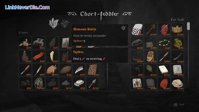 Hình ảnh trong game Black Book (screenshot)