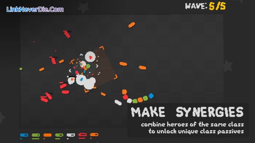 Hình ảnh trong game SNKRX (screenshot)