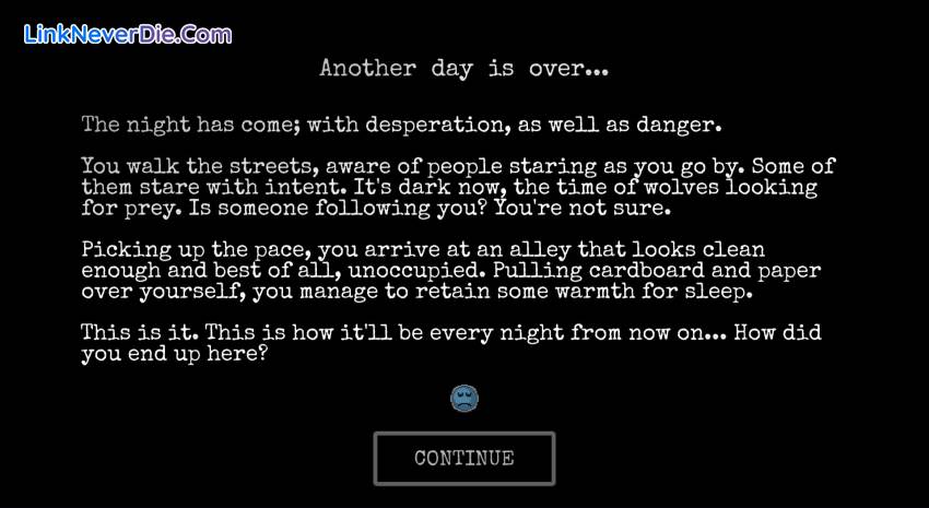 Hình ảnh trong game CHANGE: A Homeless Survival Experience (screenshot)