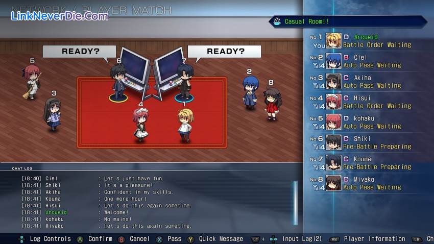 Hình ảnh trong game MELTY BLOOD: TYPE LUMINA (screenshot)