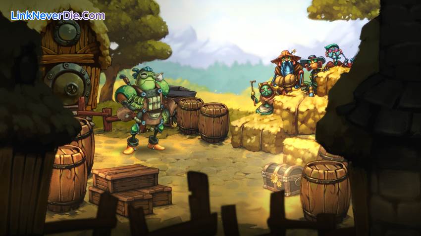 Hình ảnh trong game SteamWorld Quest: Hand of Gilgamech (screenshot)