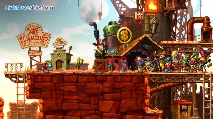 Hình ảnh trong game SteamWorld Dig 2 (screenshot) Hình ảnh trong game SteamWorld Dig 2 (screenshot)