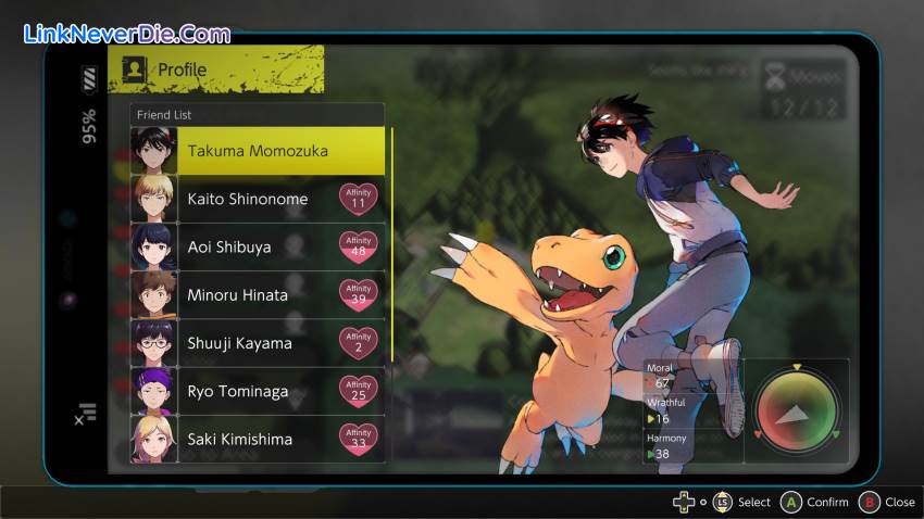 Hình ảnh trong game Digimon Survive (screenshot)