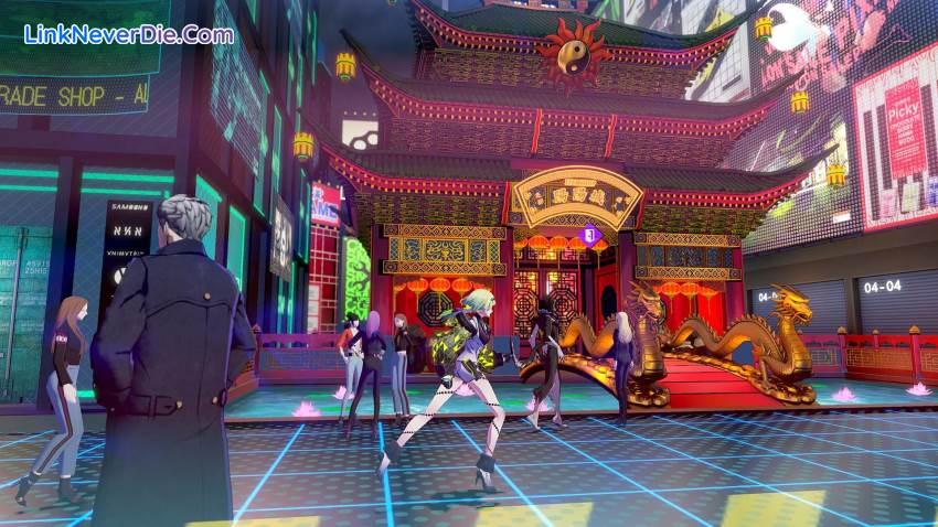 Hình ảnh trong game Soul Hackers 2 (screenshot)