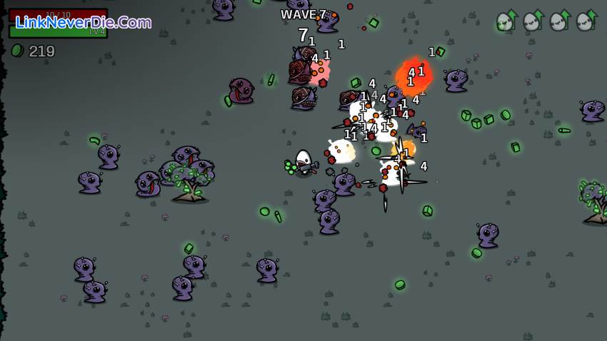 Hình ảnh trong game Brotato (screenshot) Hình ảnh trong game Brotato (screenshot)