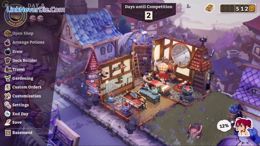 Hình ảnh trong game Potionomics (screenshot)