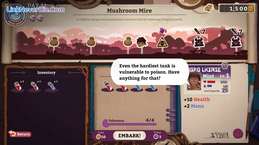 Hình ảnh trong game Potionomics (screenshot)