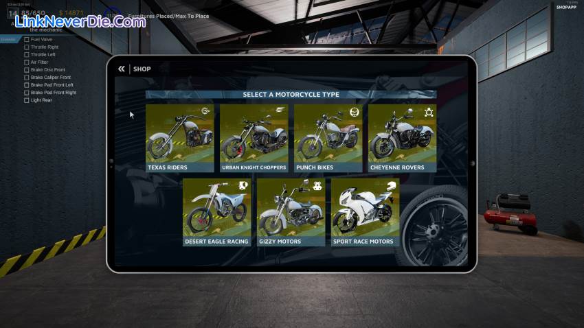 Hình ảnh trong game Motorcycle Mechanic Simulator 2021 (screenshot) Hình ảnh trong game Motorcycle Mechanic Simulator 2021 (screenshot)