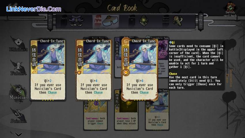 Hình ảnh trong game Yi Xian: The Cultivation Card Game (screenshot)