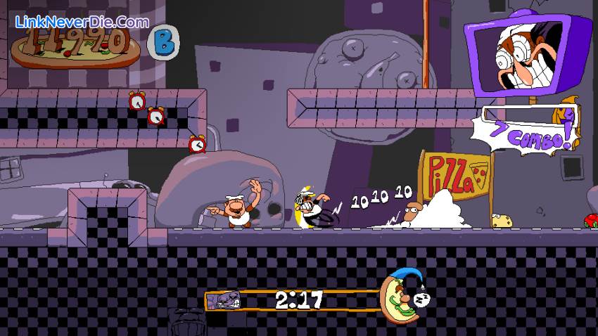 Hình ảnh trong game Pizza Tower (screenshot)