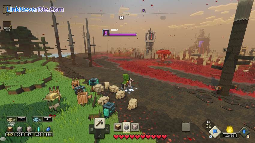 Hình ảnh trong game Minecraft Legends (screenshot)
