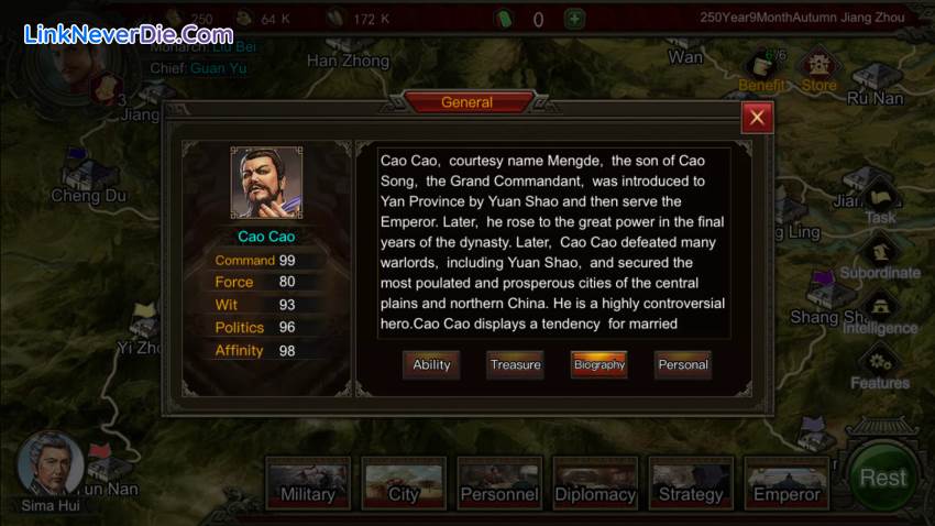 Hình ảnh trong game Rise Of Three Kingdoms (screenshot)