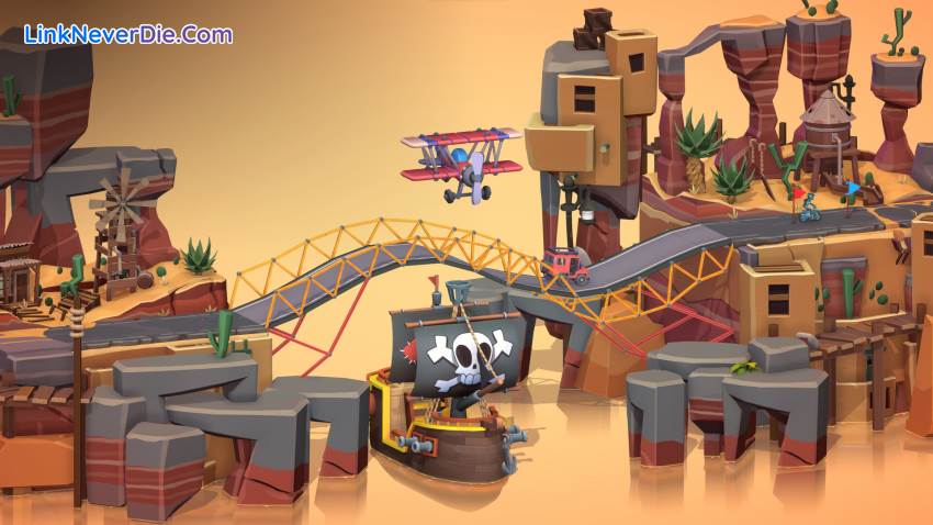 Hình ảnh trong game Poly Bridge 3 (screenshot)