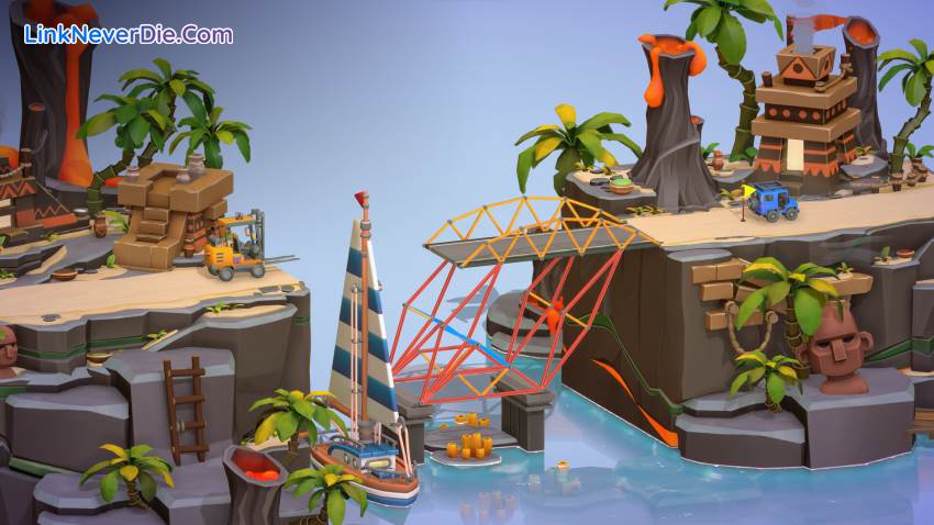 Hình ảnh trong game Poly Bridge 3 (screenshot)