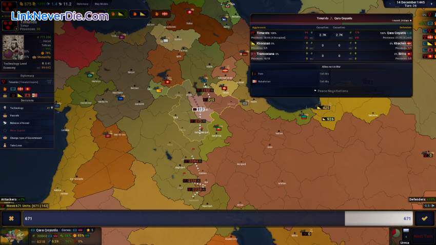 Hình ảnh trong game Age of History II (screenshot)