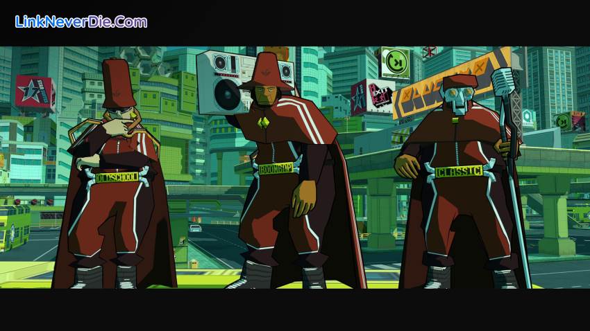 Hình ảnh trong game Bomb Rush Cyberfunk (screenshot) Hình ảnh trong game Bomb Rush Cyberfunk (screenshot)