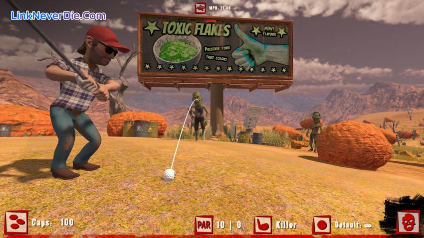 Hình ảnh trong game Golf VS Zombies (screenshot)