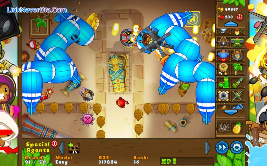Hình ảnh trong game Bloons TD 5 (screenshot)