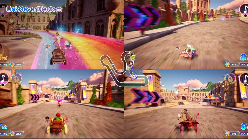 Hình ảnh trong game DreamWorks All-Star Kart Racing (screenshot)