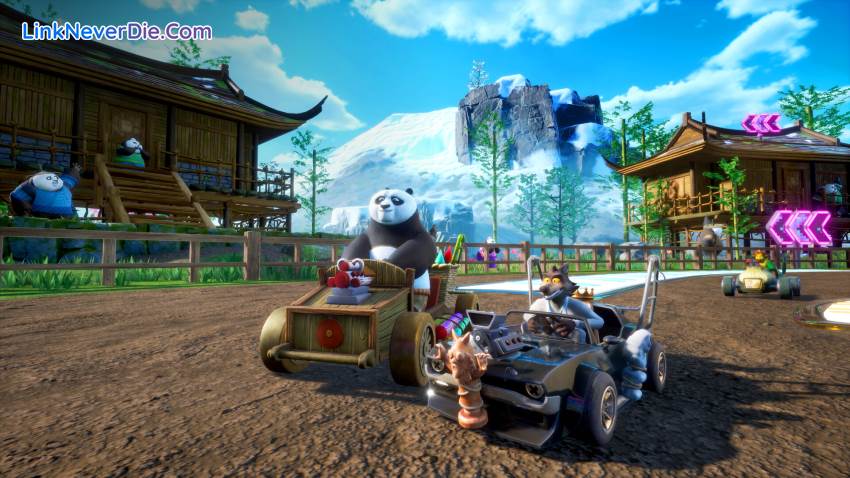 Hình ảnh trong game DreamWorks All-Star Kart Racing (screenshot)