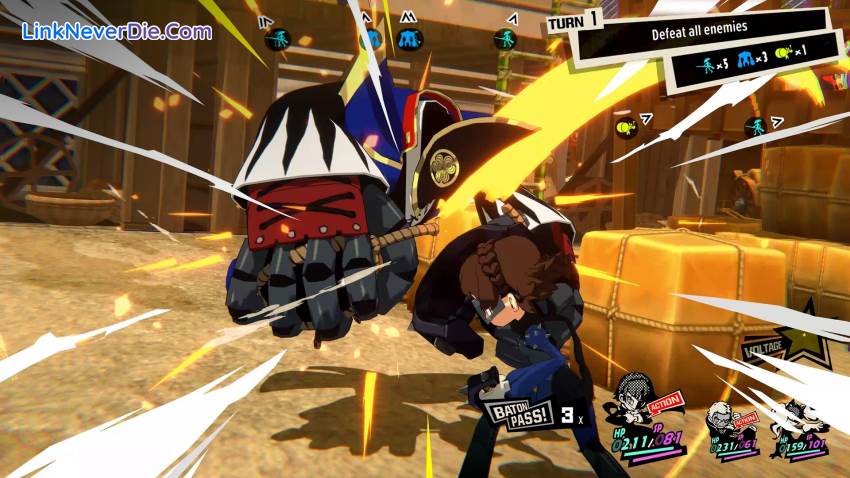 Hình ảnh trong game Persona 5 Tactica (screenshot)