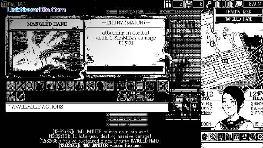 Hình ảnh trong game WORLD OF HORROR (screenshot)