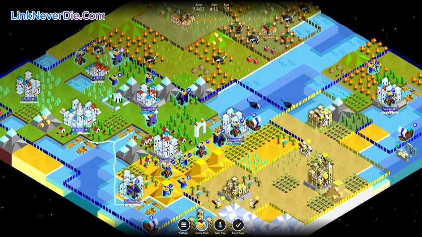 Hình ảnh trong game The Battle of Polytopia (screenshot)