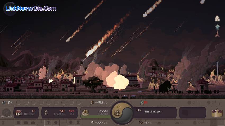 Hình ảnh trong game Microcivilization (screenshot)