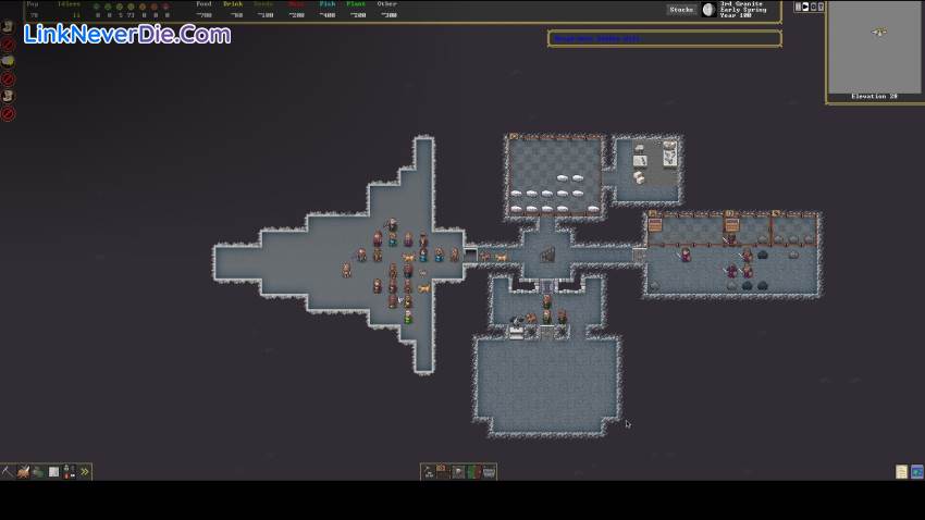 Hình ảnh trong game Dwarf Fortress (screenshot) Hình ảnh trong game Dwarf Fortress (screenshot)