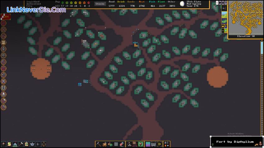 Hình ảnh trong game Dwarf Fortress (screenshot) Hình ảnh trong game Dwarf Fortress (screenshot)