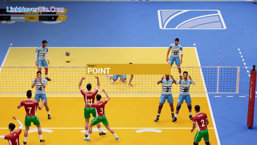 Hình ảnh trong game Spike Volleyball (screenshot)